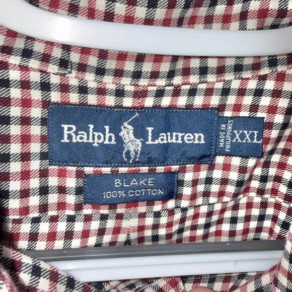 Ralph Lauren Blake Checkered Button-Down Shirt XXL - Picture 3 of 5
